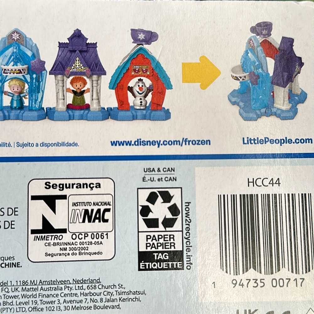 Disney Frozen Anna Arendelle Mattel 2021 Little People New - Picture 7 of 8